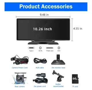 Autoradio con Navigatore e Dashcam 4K