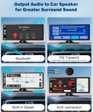 Autoradio con Navigatore e Dashcam 4K