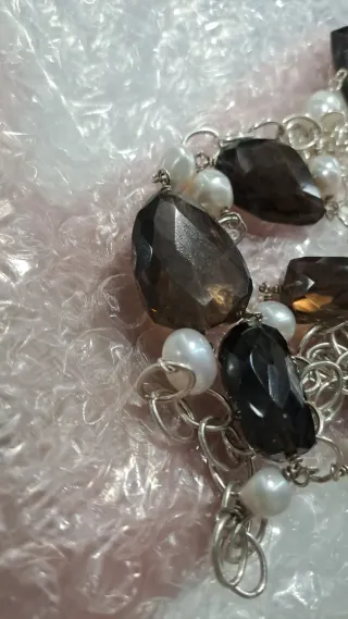 Conjunto Tous Collar y Pendientes Perlas