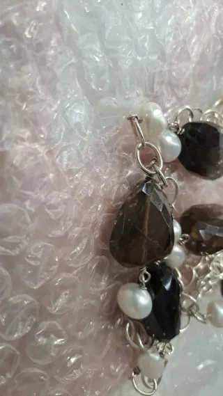 Conjunto Tous Collar y Pendientes Perlas