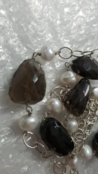 Conjunto Tous Collar y Pendientes Perlas