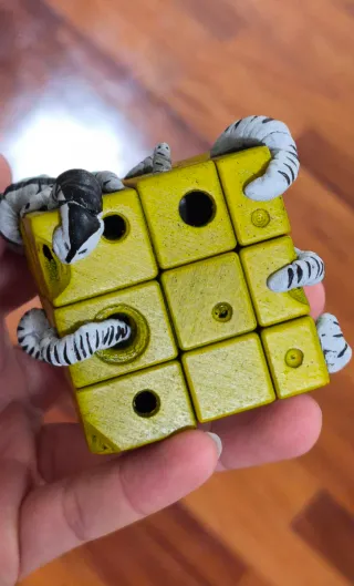 RUBIK MIRROR (con gusanos)