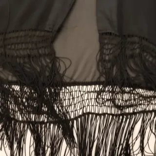 Blusón Gasa Negro Talla XXXL