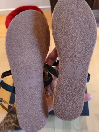 Sandalias de fiesta Zara de Mimbre