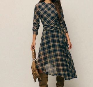 Vestido de cuadros talla M