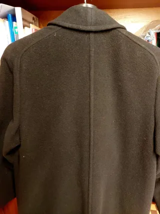 Cappotto donna nero doppio petto tg 50