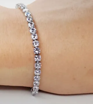 Braccialetto Argento S925 con Zirconi