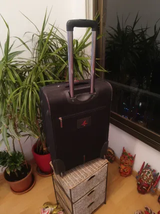 Maleta trolley grande L'Alpina negra