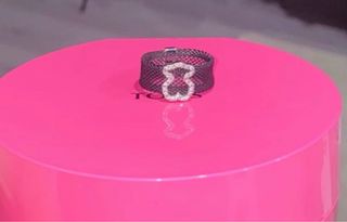 ANILLO TOUS MESH ORO BLANCO Y DIAMANTES