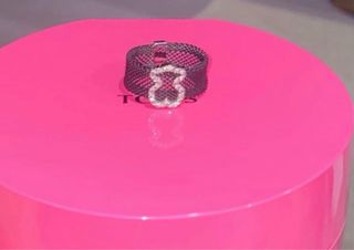 ANILLO TOUS MESH ORO BLANCO Y DIAMANTES