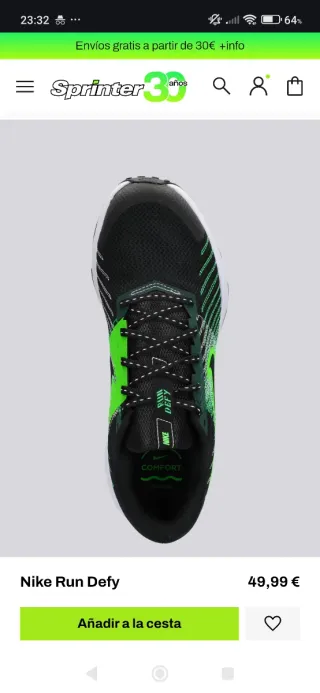 Zapatillas Nike Run Defy Talla 43