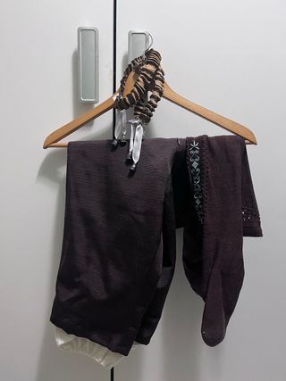 Traje Fallero Completo Marrón y Verde