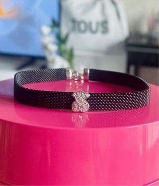 PULSERA TOUS MESH ORO BLANCO Y DIAMANTES