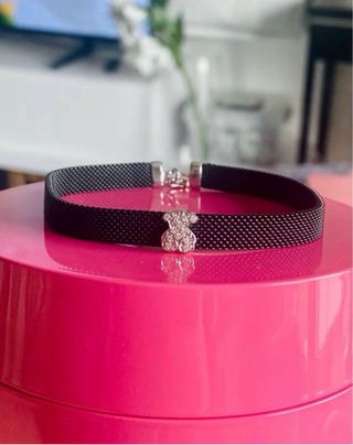 PULSERA TOUS MESH ORO BLANCO Y DIAMANTES