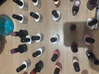 Lote pintauñas y decoraciones de uñas