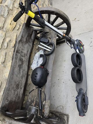 Patinete Eléctrico + Casco y Ruedas