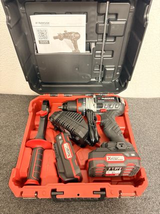 Taladro Percutor Parkside 20V + Batería + Cargador