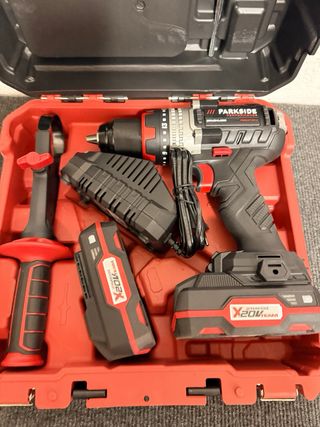 Taladro Percutor Parkside 20V + Batería + Cargador