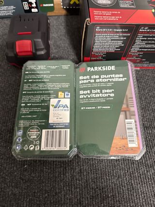 Taladro Percutor Parkside 20V + Batería + Cargador