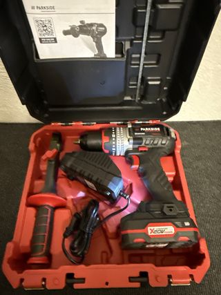 Taladro Percutor Parkside 20V + Batería + Cargador