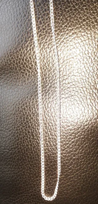 Cadena de plata 70cm