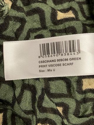 Sciarpa fantasia geometrica