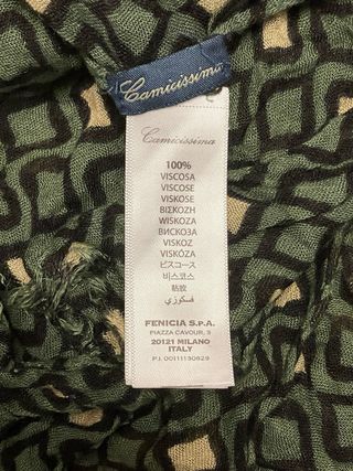 Sciarpa fantasia geometrica