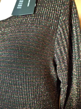 Vestido Vero Moda brillo multicolor