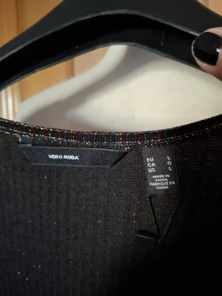 Vestido Vero Moda brillo multicolor