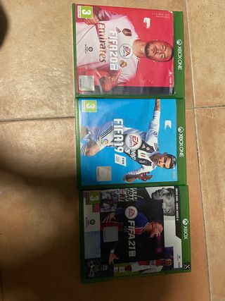 Lote 3 Juegos FIFA Xbox One: 19, 20, 21