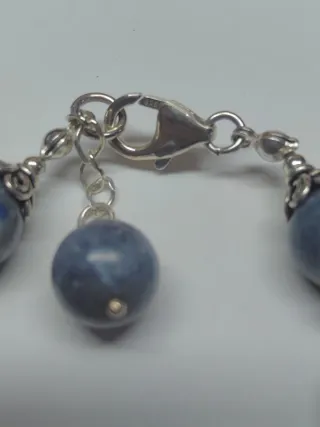 Pulsera Coral y Plata de Ley