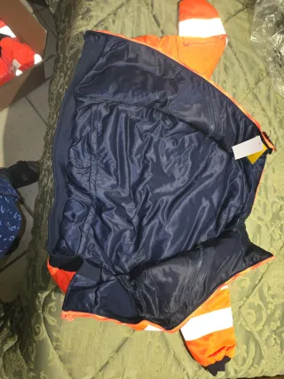 Giaccone alta visibilità arancione