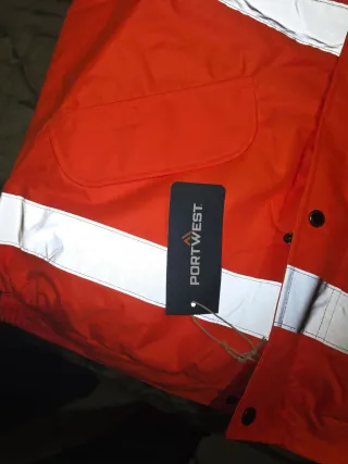 Giaccone alta visibilità arancione