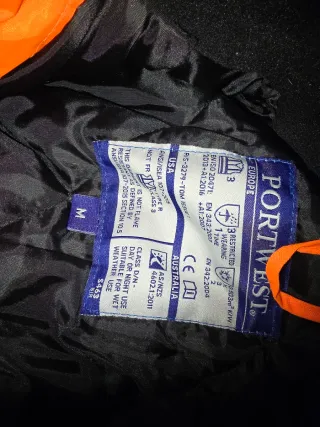 Giaccone alta visibilità arancione