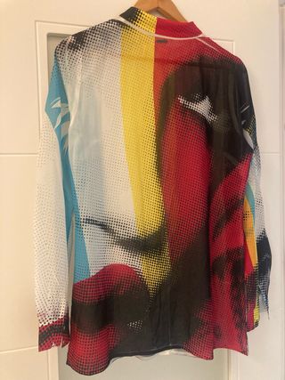 Blusa Guess Estampada Multicolor