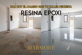 Resina epoxi para suelo de taller/ nave/ garaje