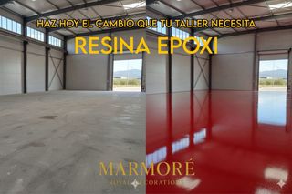 Resina epoxi para suelo de taller/ nave/ garaje