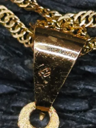 Colgante Letra M Oro 18 Kl Diamantes