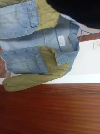 Chaqueta vaquera acolchada
