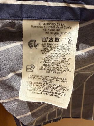 Camisa manga corta Dustin rayas