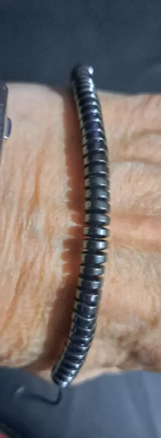 Bracciale in ematite nero