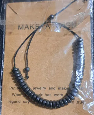 Bracciale in ematite nero