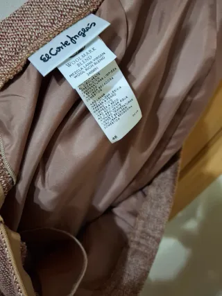 Traje El Corte Inglés Tonos burdeos