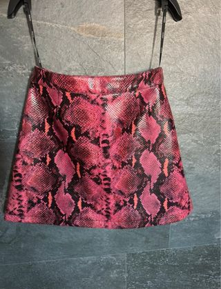 Falda Guess efecto piel estampado serpiente