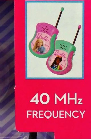 Walkie Talkie Barbie gioco x regalo bambina natale