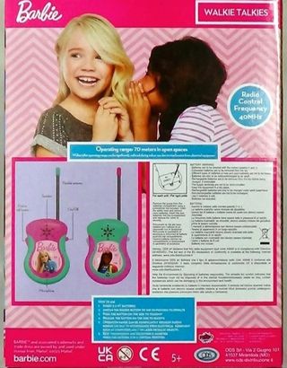 Walkie Talkie Barbie gioco x regalo bambina natale