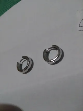 G460 Orecchini uomo cerchio inox 16mm unisex