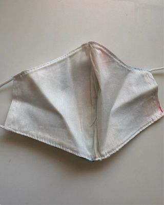 Mascarilla con flores multicolor - Nueva