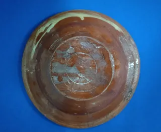 Ceramica popolare catalana del XIX secolo / Piatti di 'TROS'