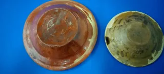 Ceramica popolare catalana del XIX secolo / Piatti di 'TROS'